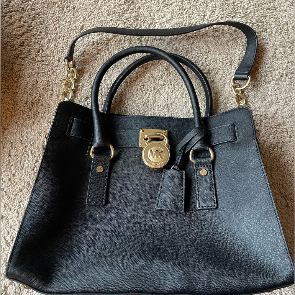 Michael Kors Hamilton EW Satchel Leather